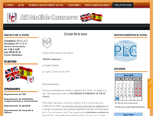 Tablet Screenshot of iesmatildecasanova.com